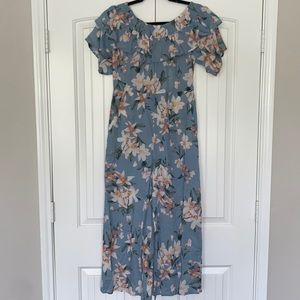 Woman’s Floral Jumpsuit